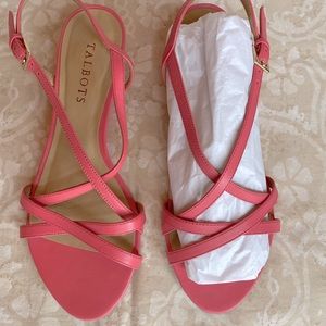 Talbots wedge strappy sandals